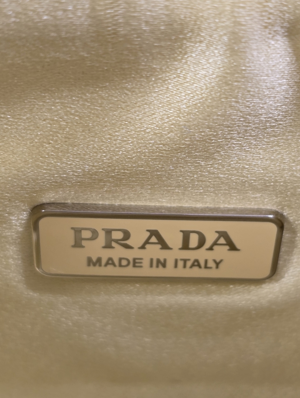 Prada Yellow Crystal-Embellished Shoulder Bag - Picture 10 of 14